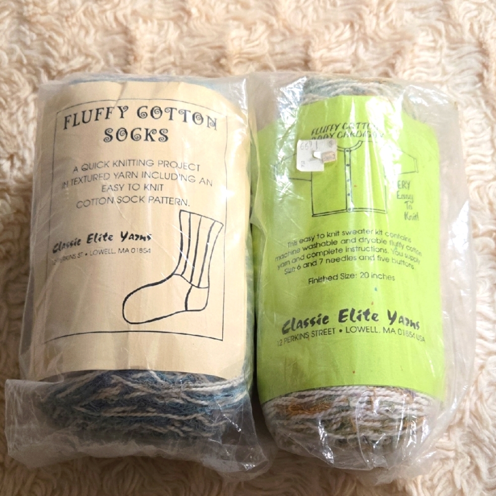 Fluffy Cotton PATTERNS and Yarn